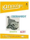 Eberhardt Maishäcksler Typ Maisfix 631 Ölbad Antrieb Bild- Bedienungsanleitung & Bild- Ersatzteilliste & Explosionszeichnungen - annoligno 582